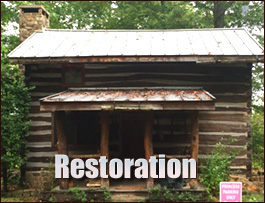 Historic Log Cabin Restoration  Clarksburg, Ohio
